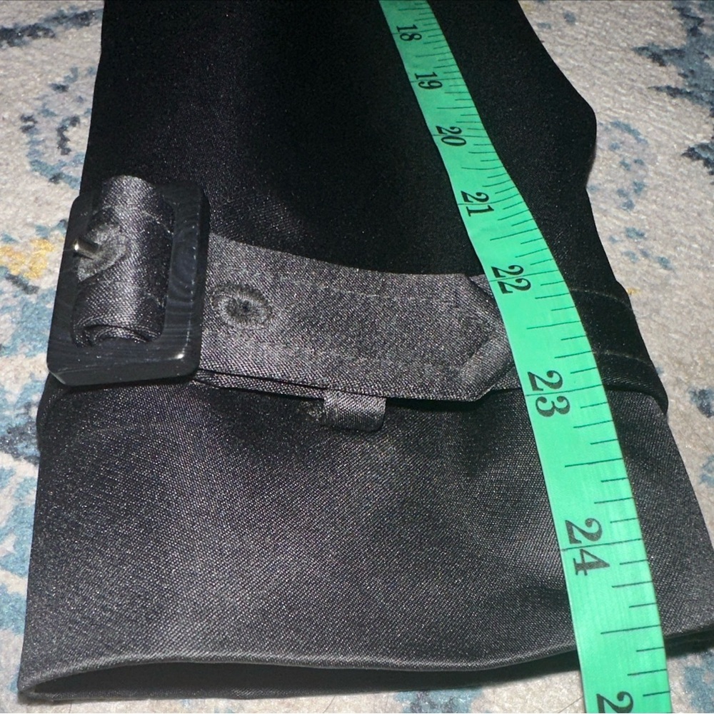 Lauren Ralph Lauren Short Trench Double Breasted Sz M w Belt - Picture 11 of 12